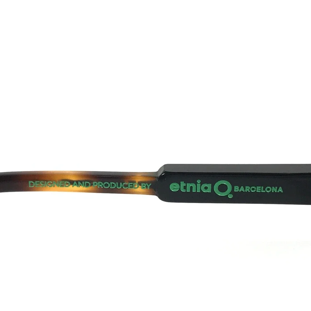 Etnia Barcelona Eyeglasses Frames CHROMA N43 BKHV Black Havana Brown 48-20-140